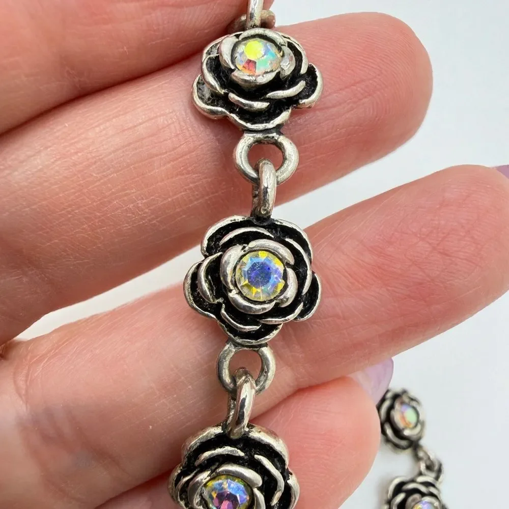 Vintage Premier Designs Aurora‎ Borealis rhinestone 